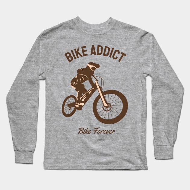 bike addict Long Sleeve T-Shirt by busines_night